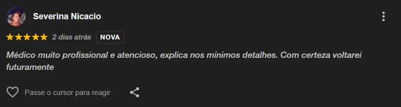 Avaliação Google